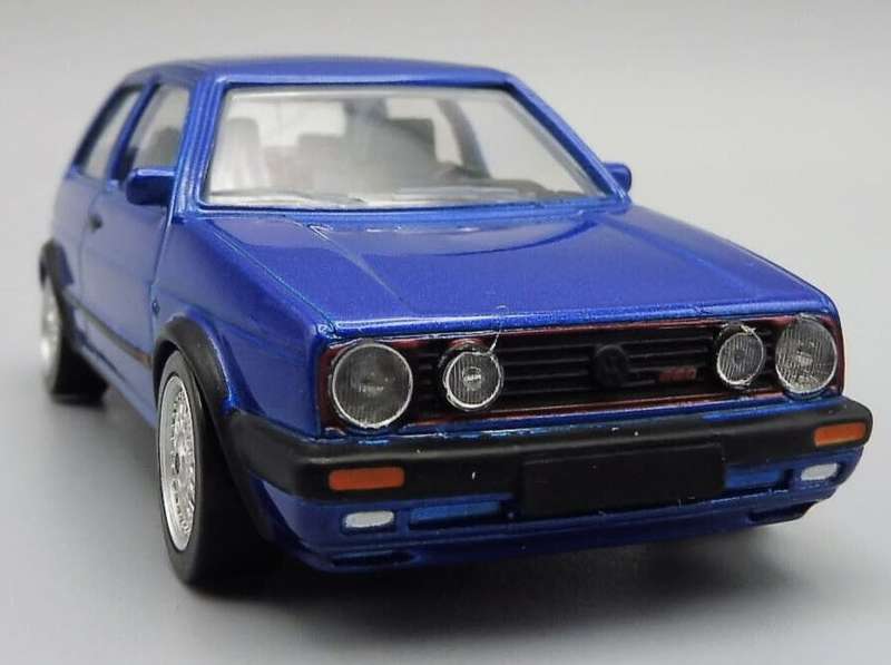 Volkswagen Golf II GTI (G60) 1990 blue-metallic 1/43 Norev NEW+boxed #6097 instant wheels