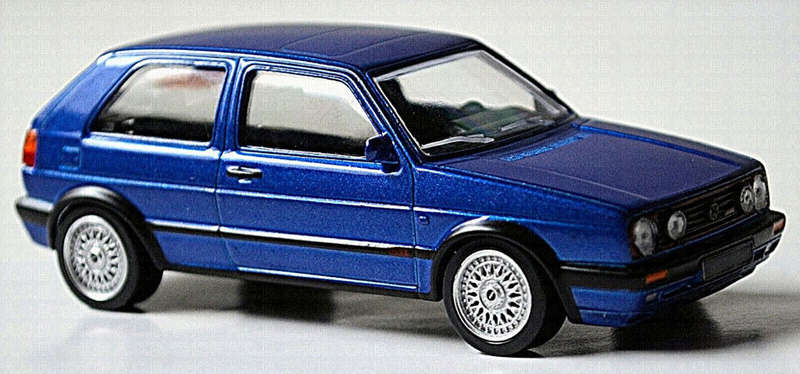 Volkswagen Golf II GTI (G60) 1990 blue-metallic 1/43 Norev NEW+boxed #6097 instant wheels
