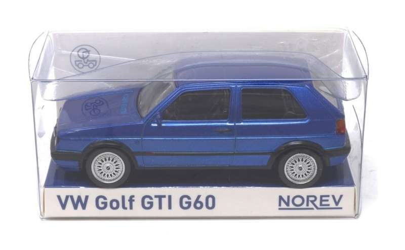 Volkswagen Golf II GTI (G60) 1990 blue-metallic 1/43 Norev NEW+boxed #6097 instant wheels