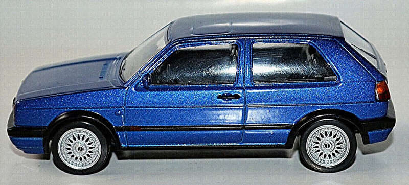Volkswagen Golf II GTI (G60) 1990 blue-metallic 1/43 Norev NEW+boxed #6097 instant wheels