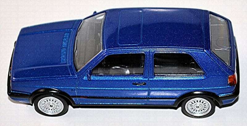 Volkswagen Golf II GTI (G60) 1990 blue-metallic 1/43 Norev NEW+boxed #6097 instant wheels