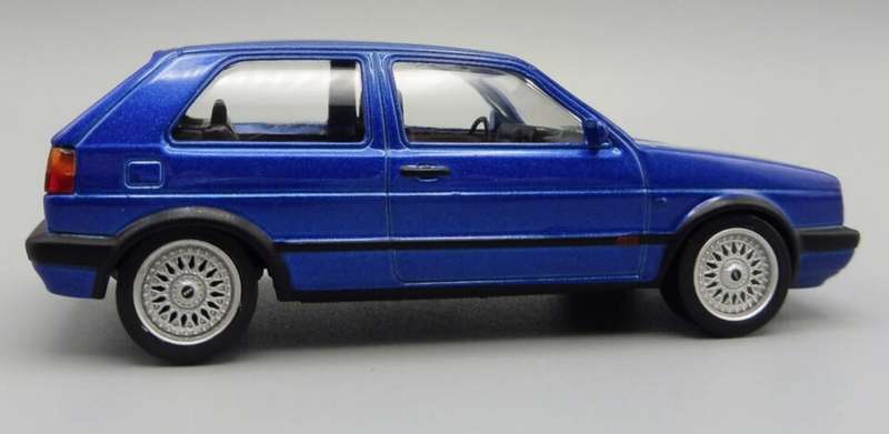 Volkswagen Golf II GTI (G60) 1990 blue-metallic 1/43 Norev NEW+boxed #6097 instant wheels