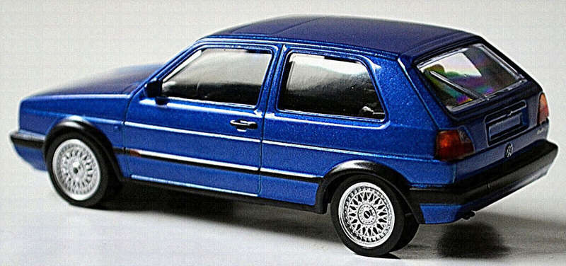 Volkswagen Golf II GTI (G60) 1990 blue-metallic 1/43 Norev NEW+boxed #6097 instant wheels
