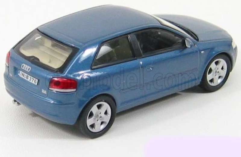 Audi A3 Sportback 2012 blue-grey-met 1/43 Schuco NEW+boxed  #4039 instant wheels