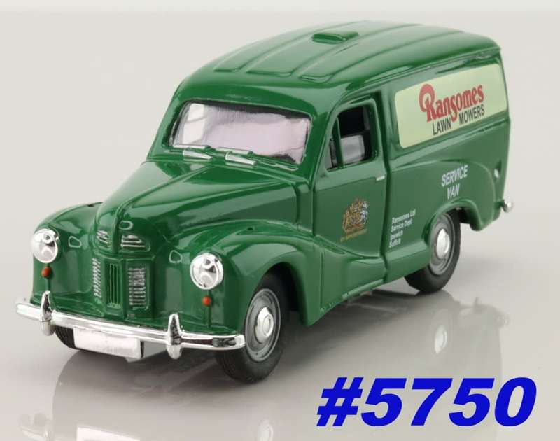 Austin A40 van "RANSOMES LAWN MOWERS" 1947 1/43 Corgi-Vanguards NEW+reblistered #5750 instant wheels