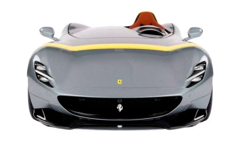 Ferrari Monza SP1 2019 silvergrey 1/43 Bburago NEW+boxed #6100 instant wheels
