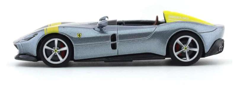 Ferrari Monza SP1 2019 silvergrey 1/43 Bburago NEW+boxed #6100 instant wheels