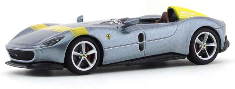Ferrari Monza SP1 2019 silvergrey 1/43 Bburago NEW+boxed #6100 instant wheels