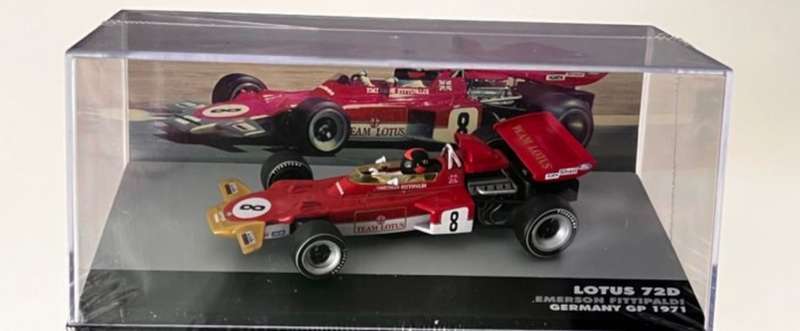 Lotus 72D F1 no.8 1971 Emerson Fittipaldi 1/43 IXO NEW+boxed #6101 instant wheels