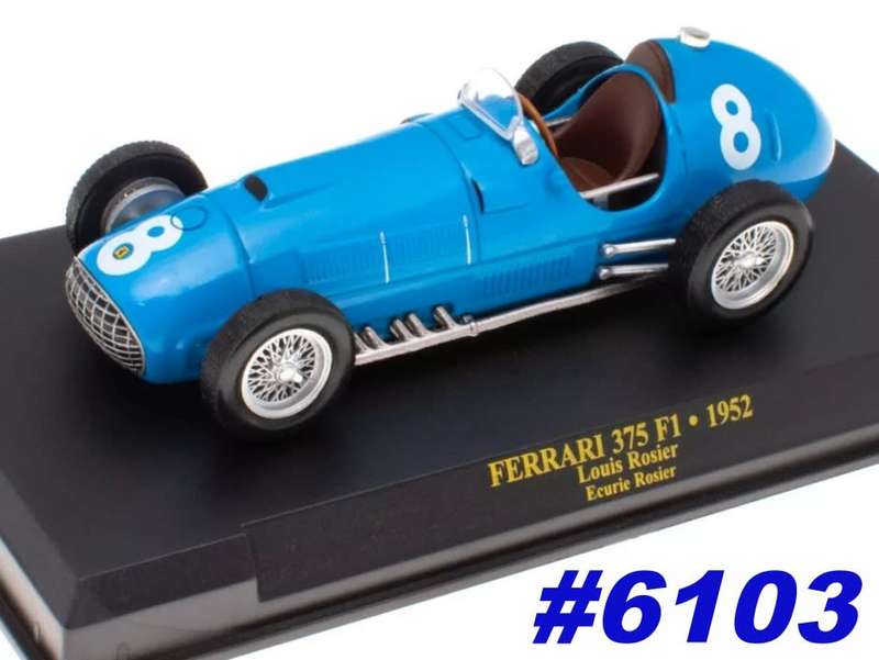 Ferrari 375 F1 1952 #8 Louis Rosier 1/43 IXO/Altaya NEWinBlister #6103 instant wheels