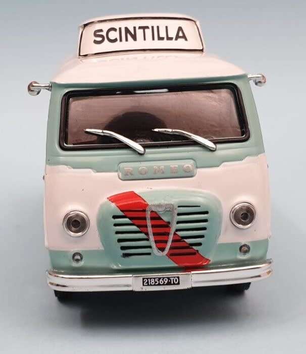 Fiat Scintilla Van 1956 lt.green/white 1/43 IXO/Altaya NEW+boxed #6105 instant wheels