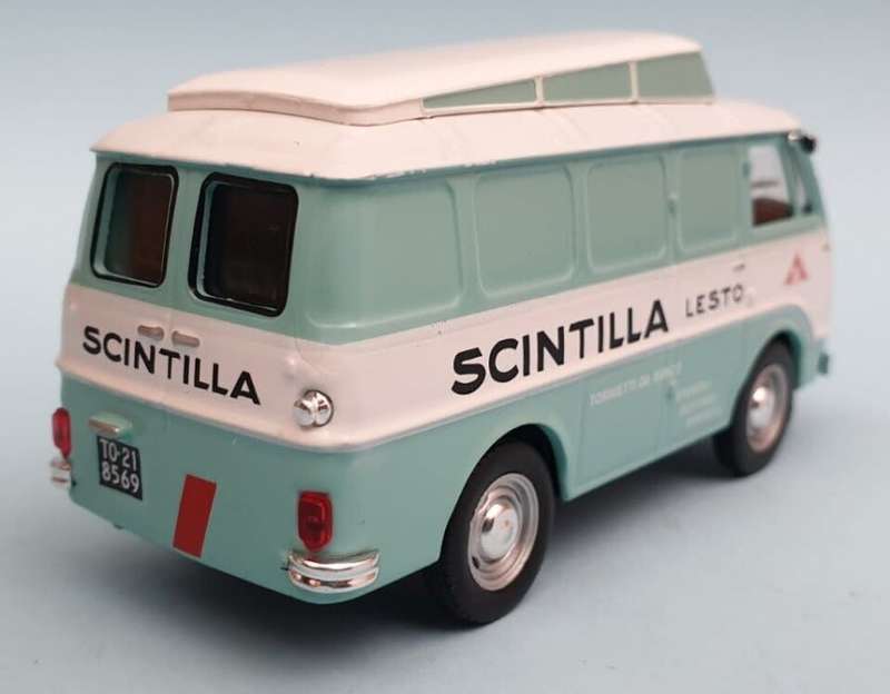 Fiat Scintilla Van 1956 lt.green/white 1/43 IXO/Altaya NEW+boxed #6105 instant wheels
