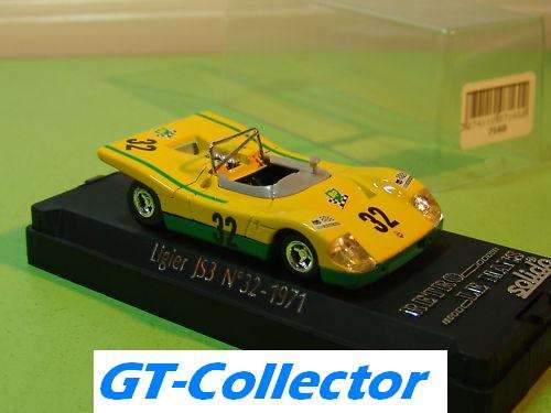 1:43 Le Mans Racer LIGIER JS3 #24 1971 yellow by Solido, top condition, 7 days money-back guarantee!