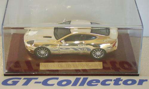 1:43 ASTON MARTIN V12 VANQUISH by d'Agostini, Mint In Box, Silver Car Collctn, #430041