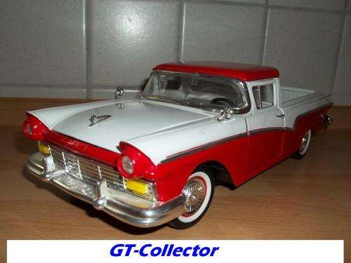 1:18 FORD RANCHERO 1957 red/white by RoadLegends, superb condition, 7D money-back guarantee!