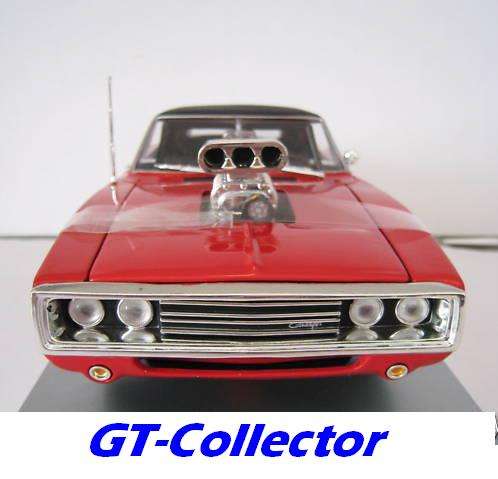 1:18 DODGE CHARGER Street Machine 1970 red/bl. by Ertl, mint, 7 days money-back guarantee!