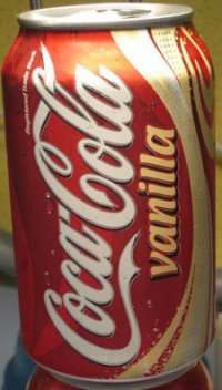 Vanilla Coke Can - Unopened and drinkable! Just perfect for a bar display!!