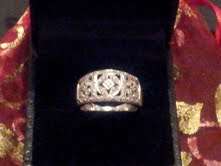 0.25CT DIAMOND RING SET IN WHITE GOLD