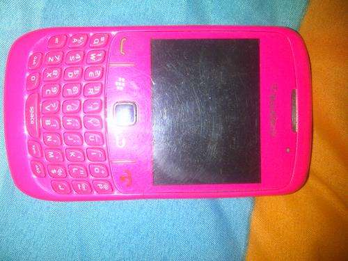 PINK BLACKBERRY 8520+FREE ORANGE HOUSING