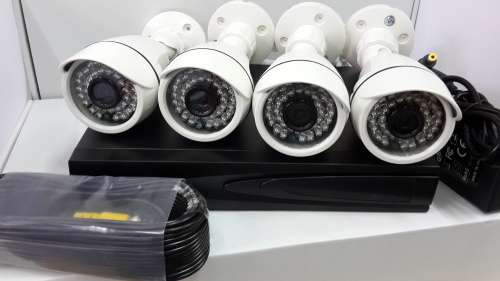 4 Channel AHD Kit with 1.3MP Plastic Camera