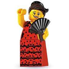 Lego minifigures series 6 flamenco dancer