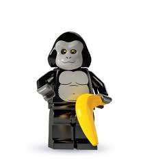 Lego minifigures series 3 - gorilla suit guy. VERY RARE!