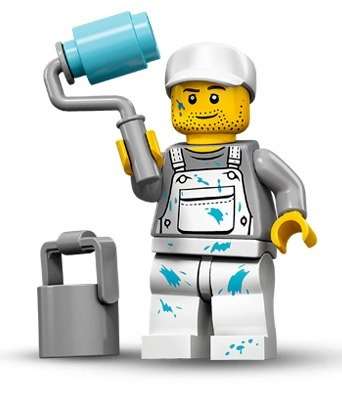 Lego minifigures series 10 - decorator