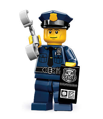 Lego minifigures series 9- cop