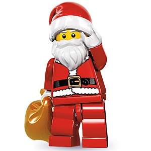 Lego minifigures series 8 - Santa RARE