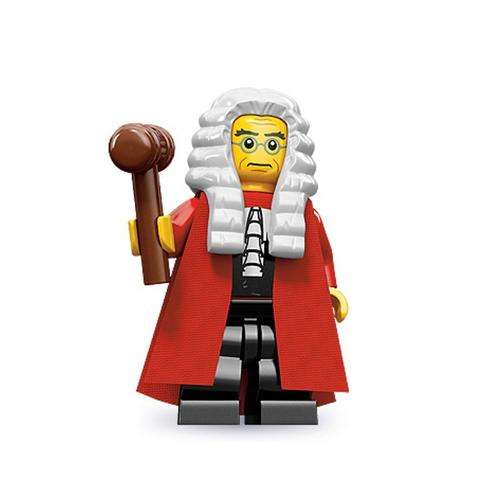 Lego minifigures series 9- judge