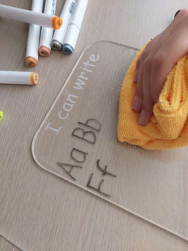 Acrylic Dry Wipe Boards Set(Afrikaans)