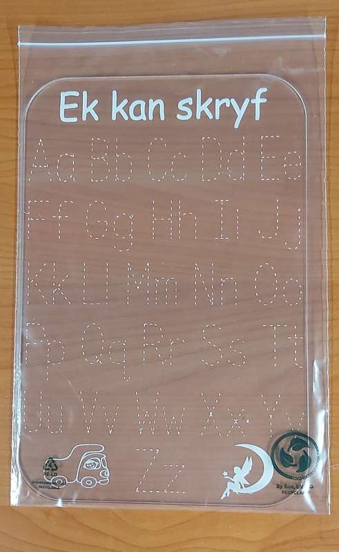 Acrylic Dry Wipe Boards Set(Afrikaans)
