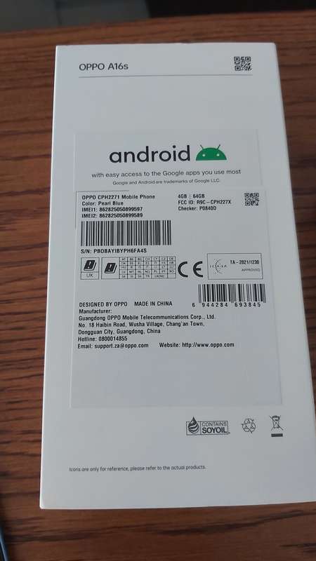 Oppo A16S in almost new condition