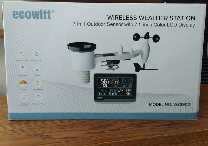Ecowitt Weather Station WS3900 with 7inch Display