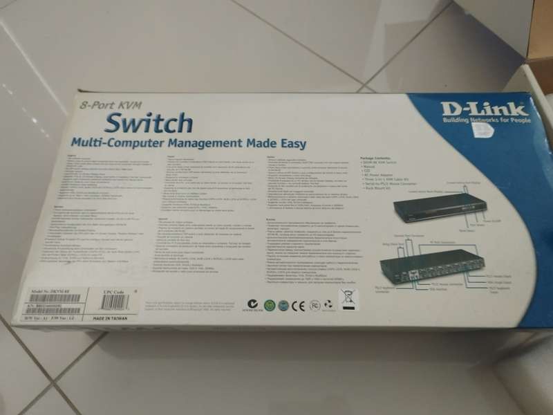 D-Link DKVM-8E 8 port KVM Switch