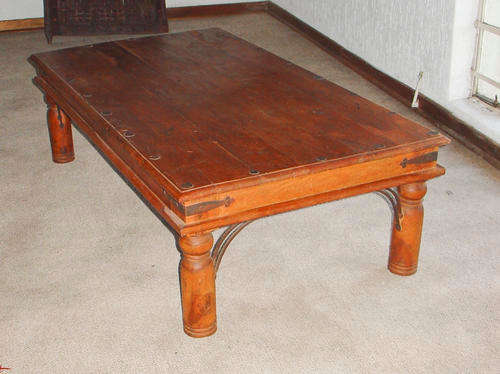 Wetherley's "Jalang" Rustic Indonesian Wooden coffee table
