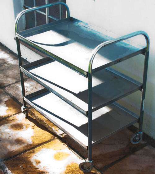 Vulcan Stainless 3 tier tea Trolley