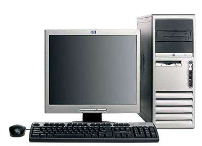 LATE ENTRY !!! HP Desktop PC with LCD --- R1 NO RESERVE ---