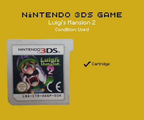 Luigi`s Mansion 2 - Nintendo 3DS Game