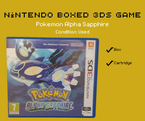 Pokemon Alpha Saphire - 3DS Game