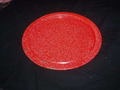 OLD VINTAGE -ENAMELWARE  TRAY !!!!!