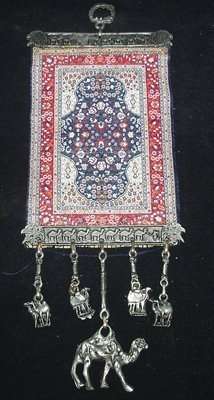 BEAUTIFUL SMALL PERSIAN  HANDMADE \HANDKNOTTED WALL HANGING