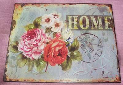 AWESOME METEL ADVERTISING SIGN ( REDISCOVERED TREASURES )