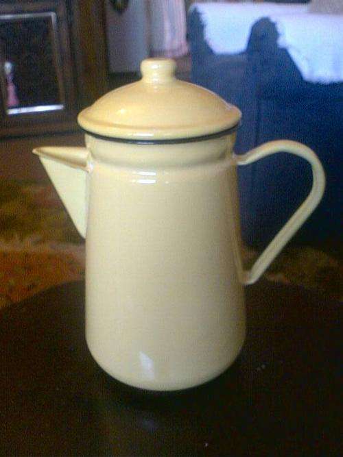 enamelware coffee pot