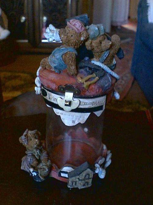 beautiful teddy bear money box