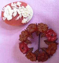 TWO VERY NICE LADIES BROCHES
