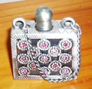 Ladies Beautifful  Perfume Bottel Cladding On With Stones