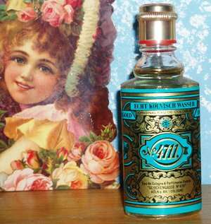 Beautiful Old Bottel Of (4711)Eau De Cologne With The Origenal Perfume In