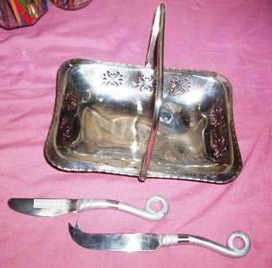 LOVELY  SILWER PLATED BASKET