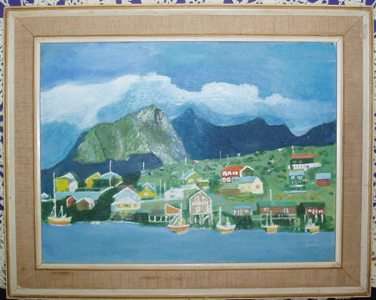 BEAUTIFUL PAINTING FRAMED AND SINED